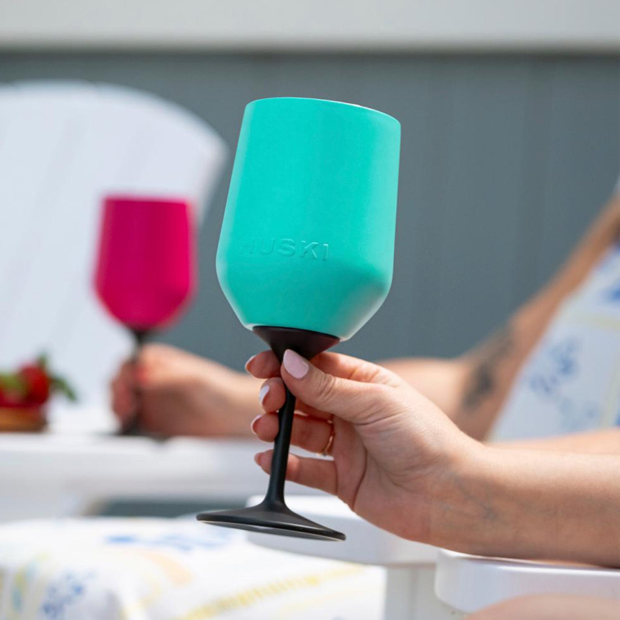 000182 - Huski Wine Tumbler 2.0 Turquoise
