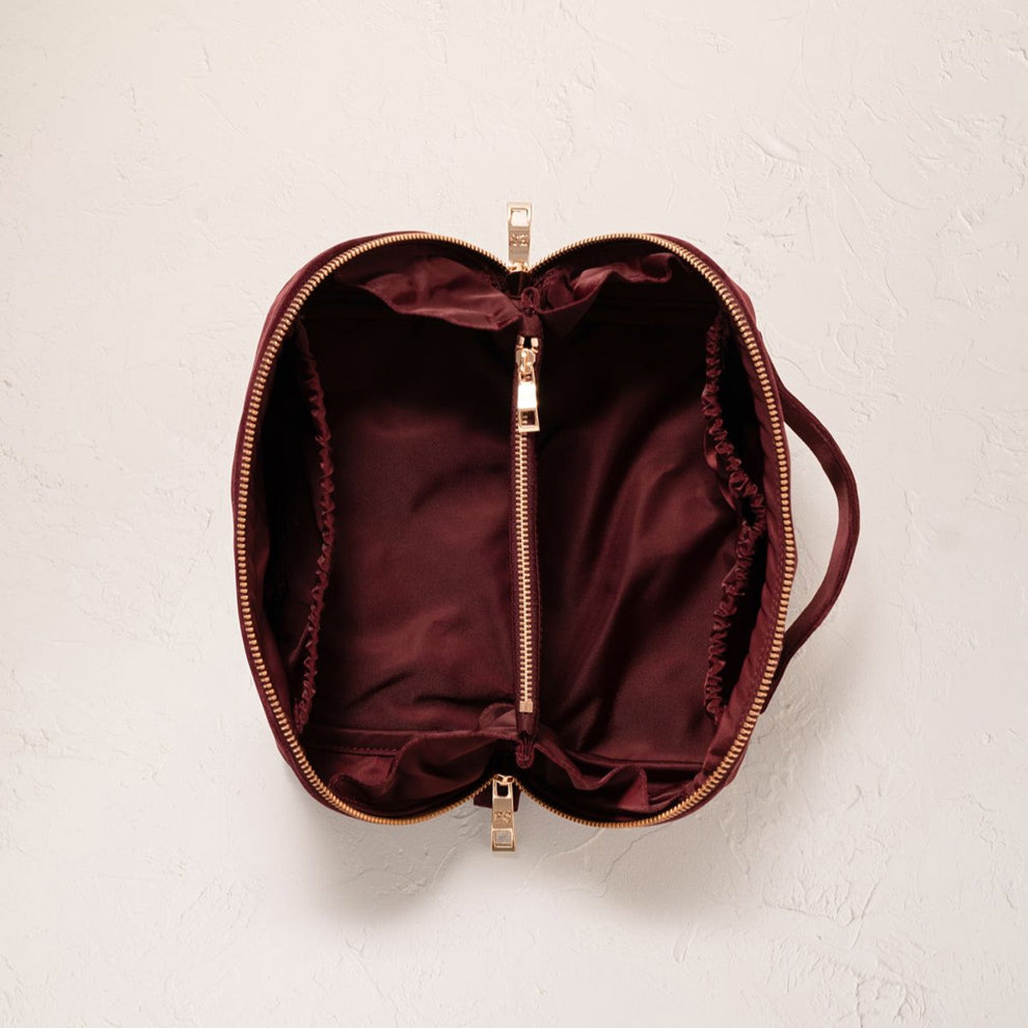 19532 - Golden Pomegranate Open Flat Makeup Bag