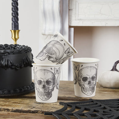 HBCC214 - Skull Paper Cups, Pack of 8