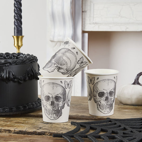 HBCC214 - Skull Paper Cups, Pack of 8
