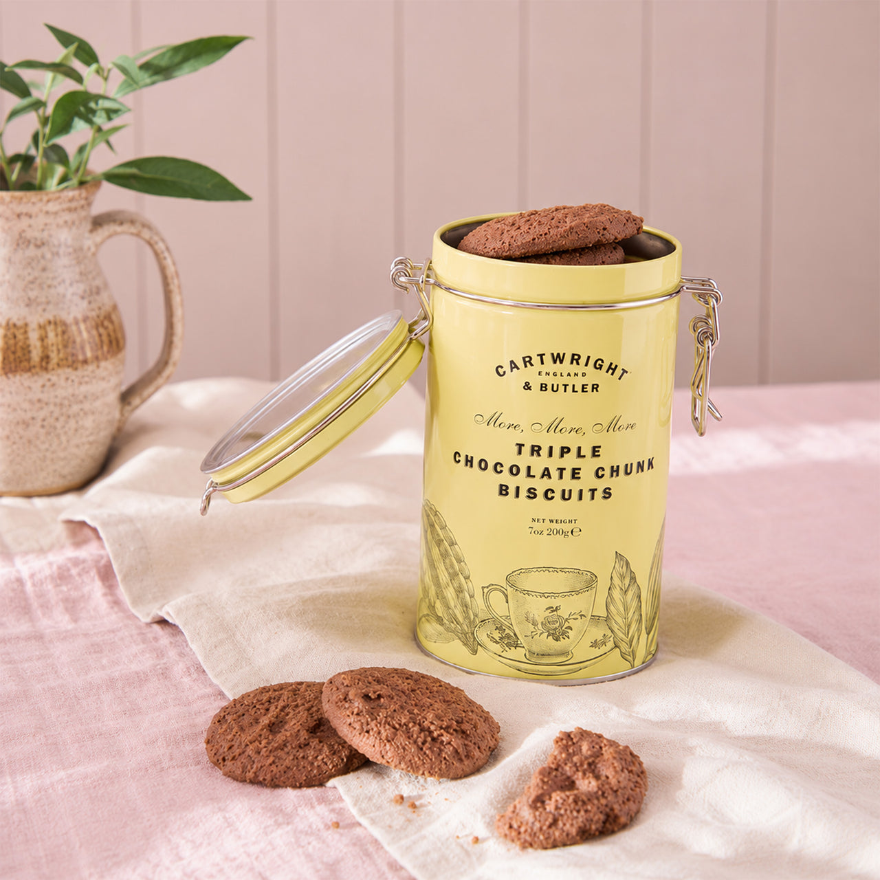 4464 - Triple Chocolate Chunk Biscuits in Tin
