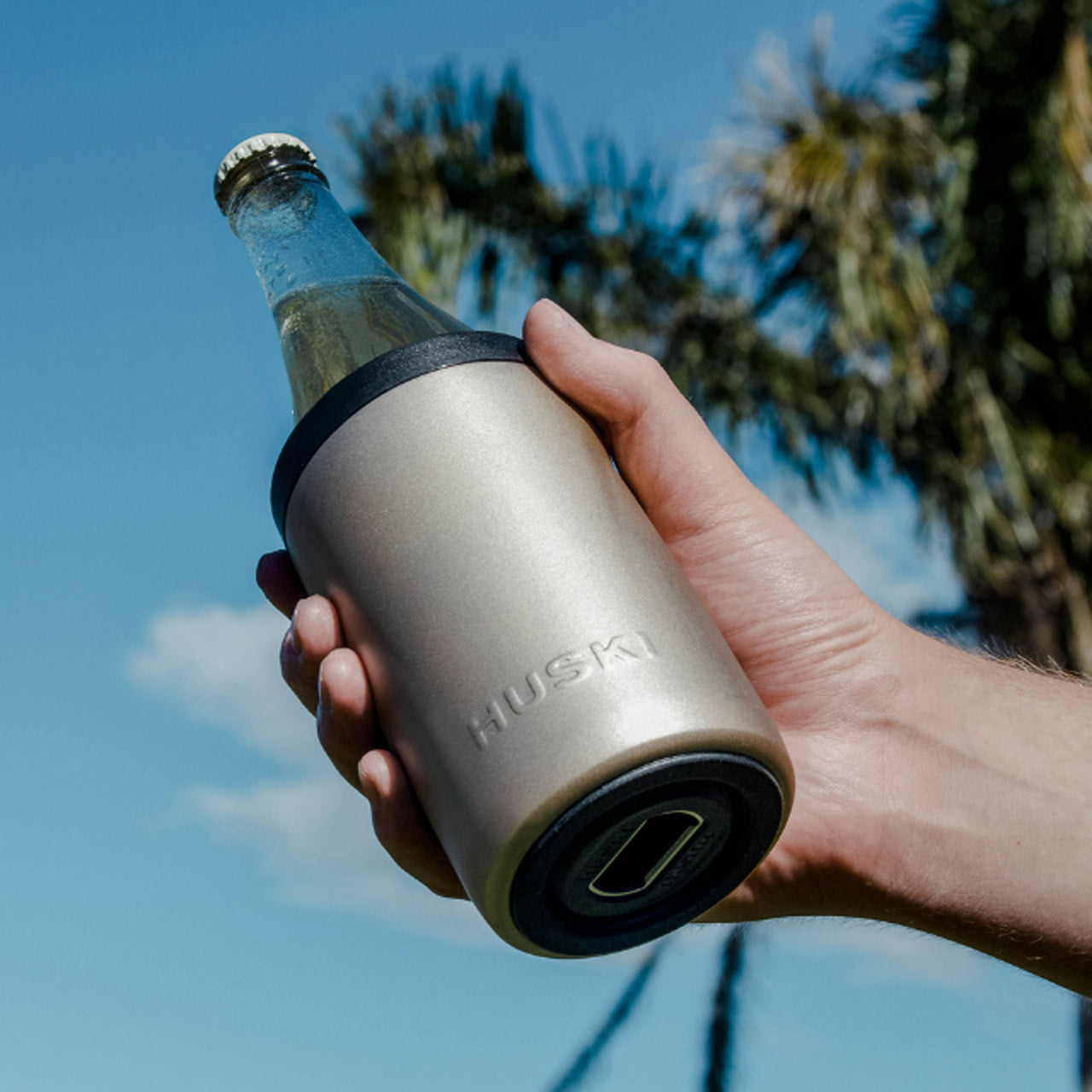 000147 - Huski Big Can Cooler Brushed Stainless