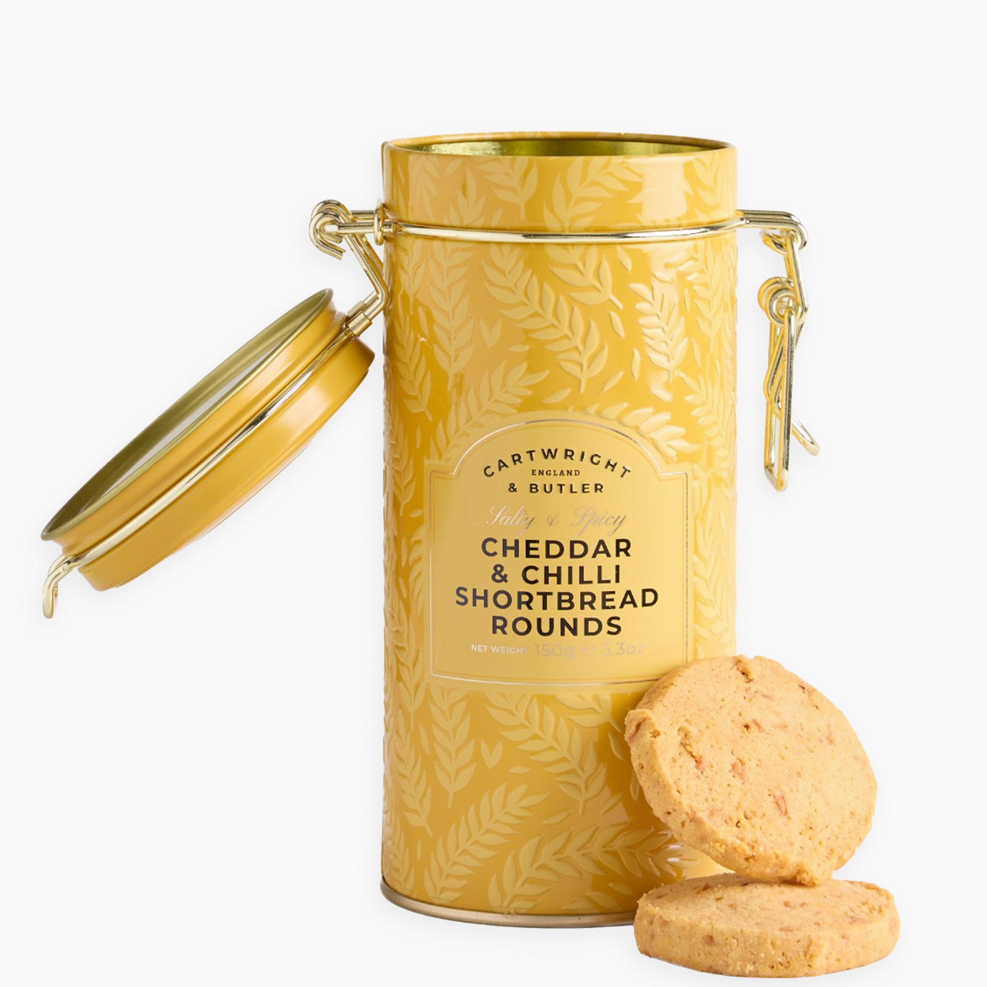 5192 - Cheddar and Chilli Shortbreads Rounds Tin