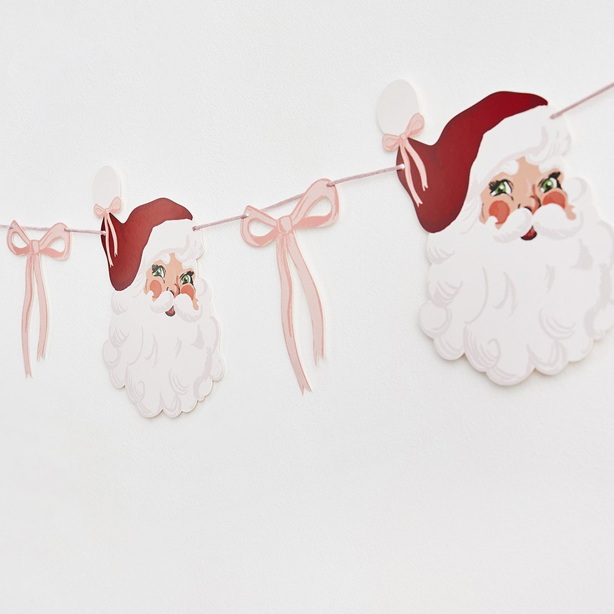 HBSB200 - Santa & Bow Card Garland