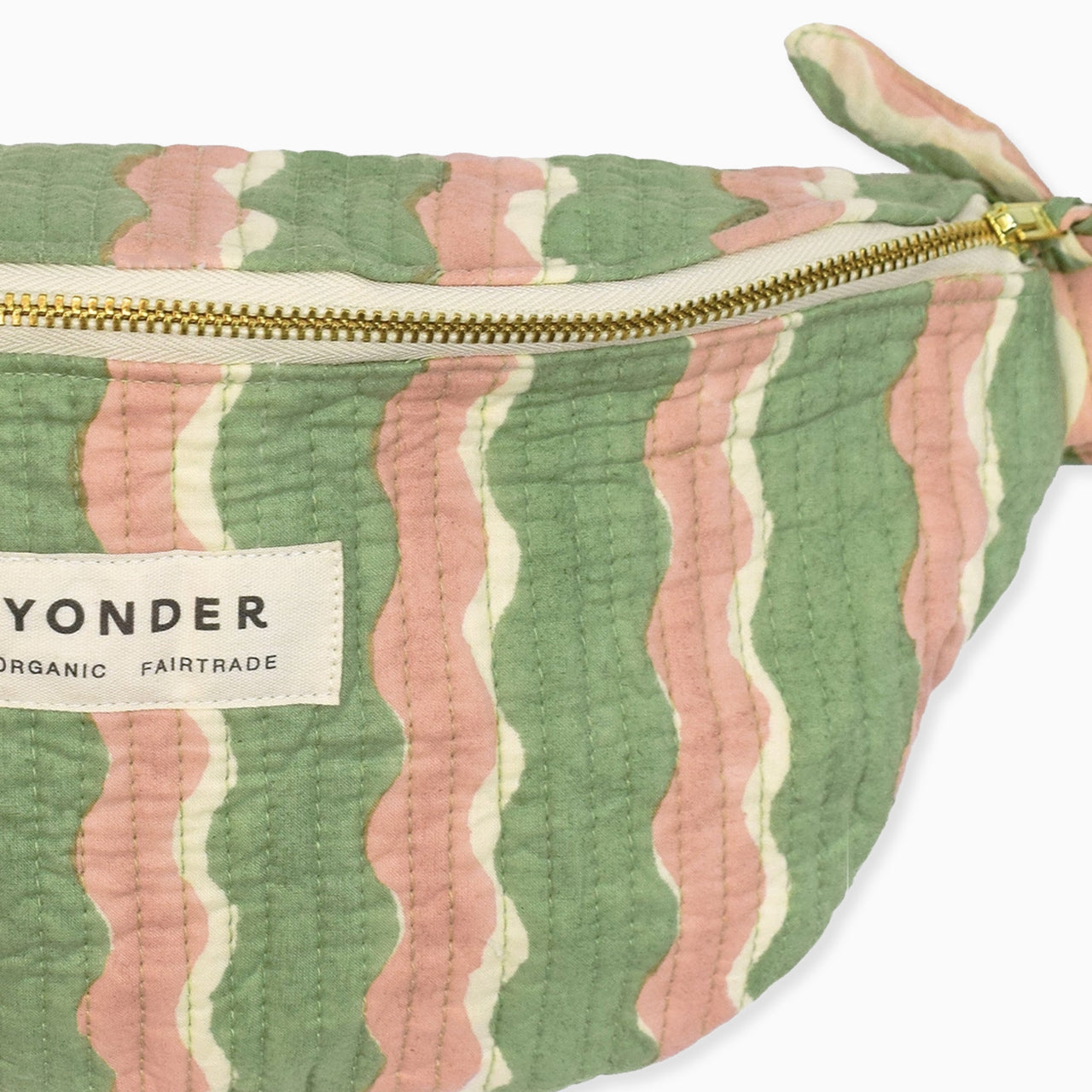 BB MIN - Cotton Quilted Bumbag | Whirly | Mint
