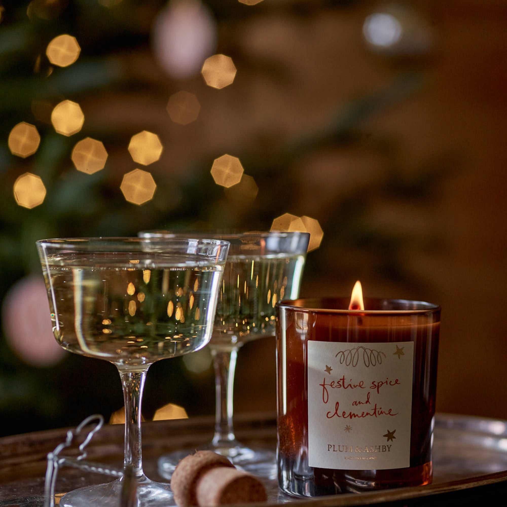CANDLE-FESTSPCLEM - Festive Spice and Clementine Candle