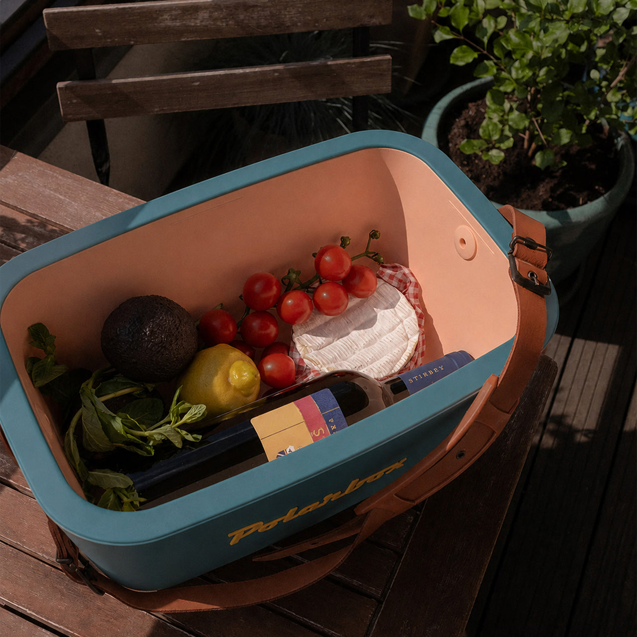 PLB12/AZ/CLASS - 12L Retro Coolbox Marine Mustard