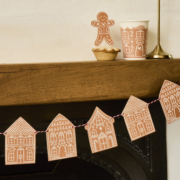 Gingerbread House Card Garland - Whistlefish