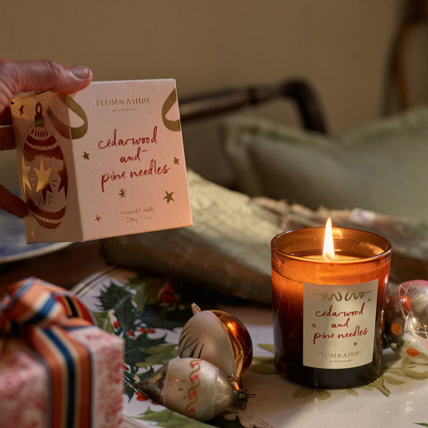 CANDLE-CEDPINE - Cedarwood and Pine Needles Candle