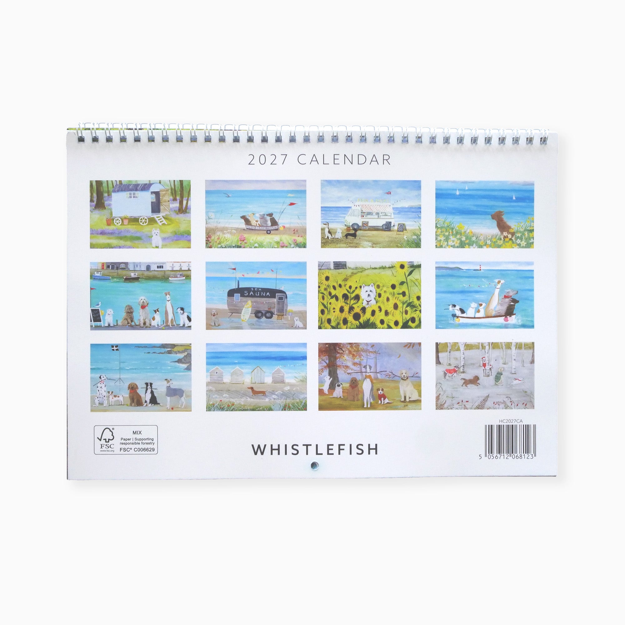 Calendar-HC2027CA - Hannah Cole 2027 Calendar-Hannah Cole