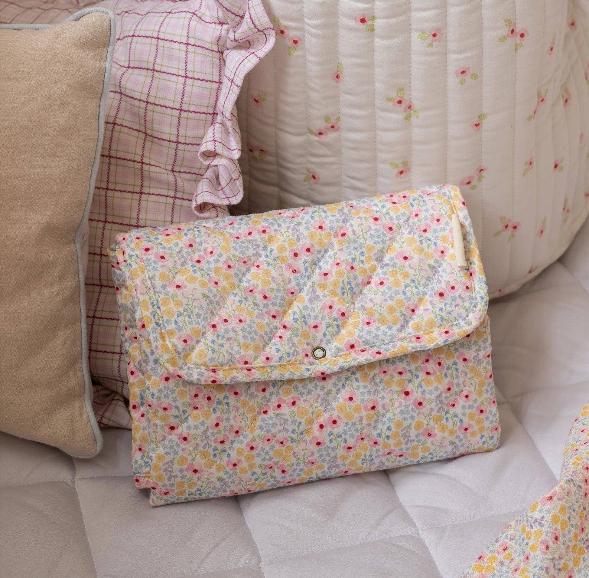 Changing Mat-CHMWIL - Wildflower Garden Travel Changing Mat-Avery Row