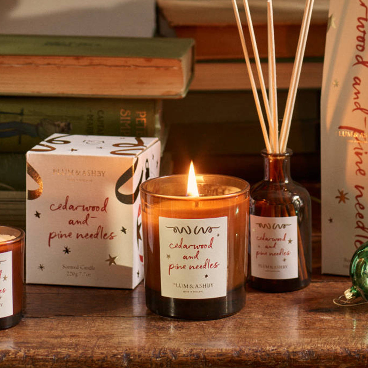 CANDLE-CEDPINE - Cedarwood and Pine Needles Candle