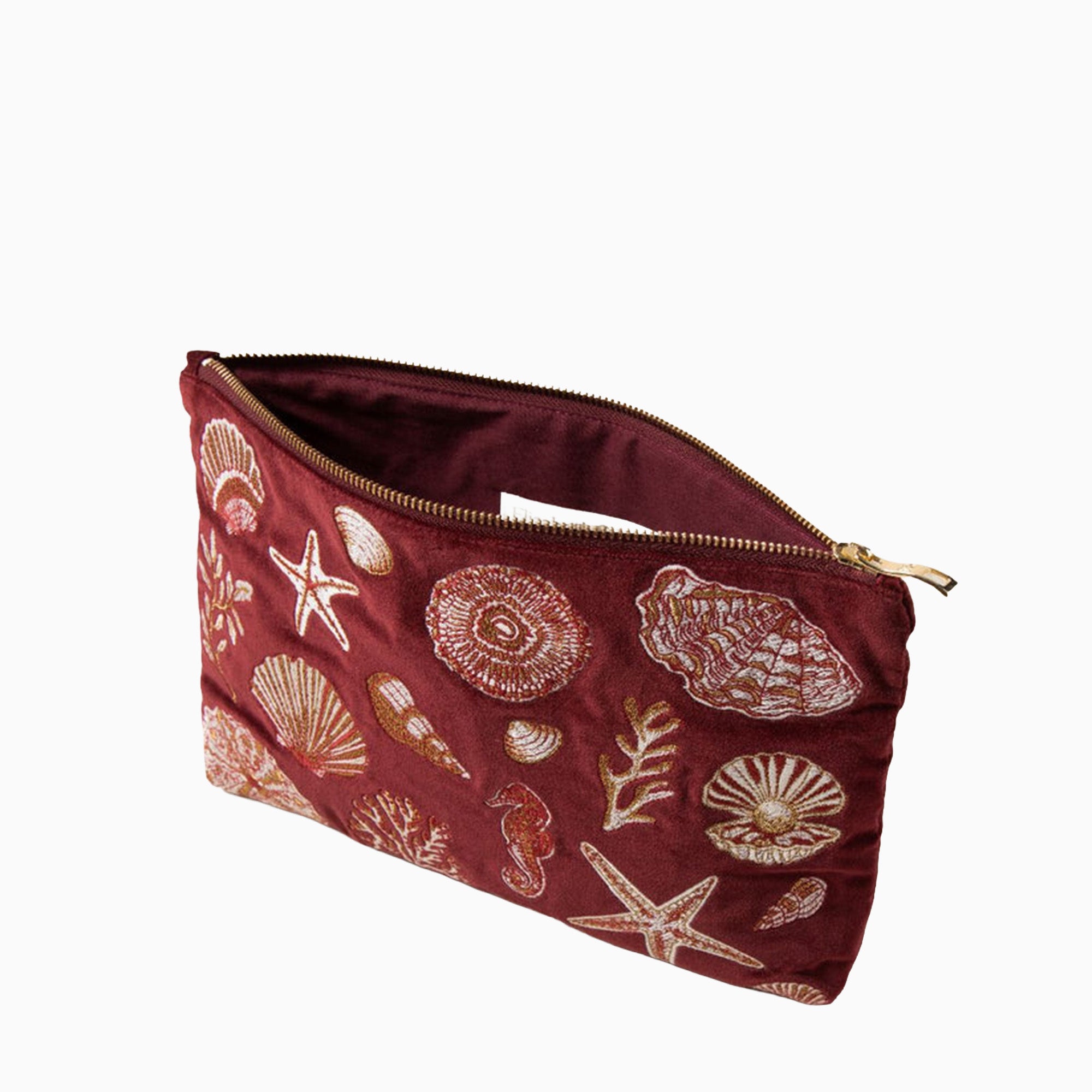 Ocean Treasures Velvet Everyday Pouch - Whistlefish
