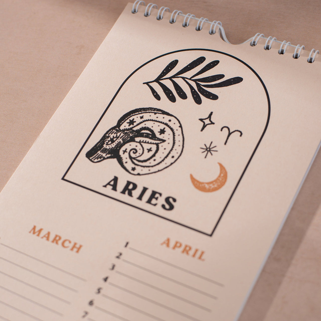 Calendar-TUE-ZSC-1430 - Zodiac Signs Birthday Calendar-Good Tuesday