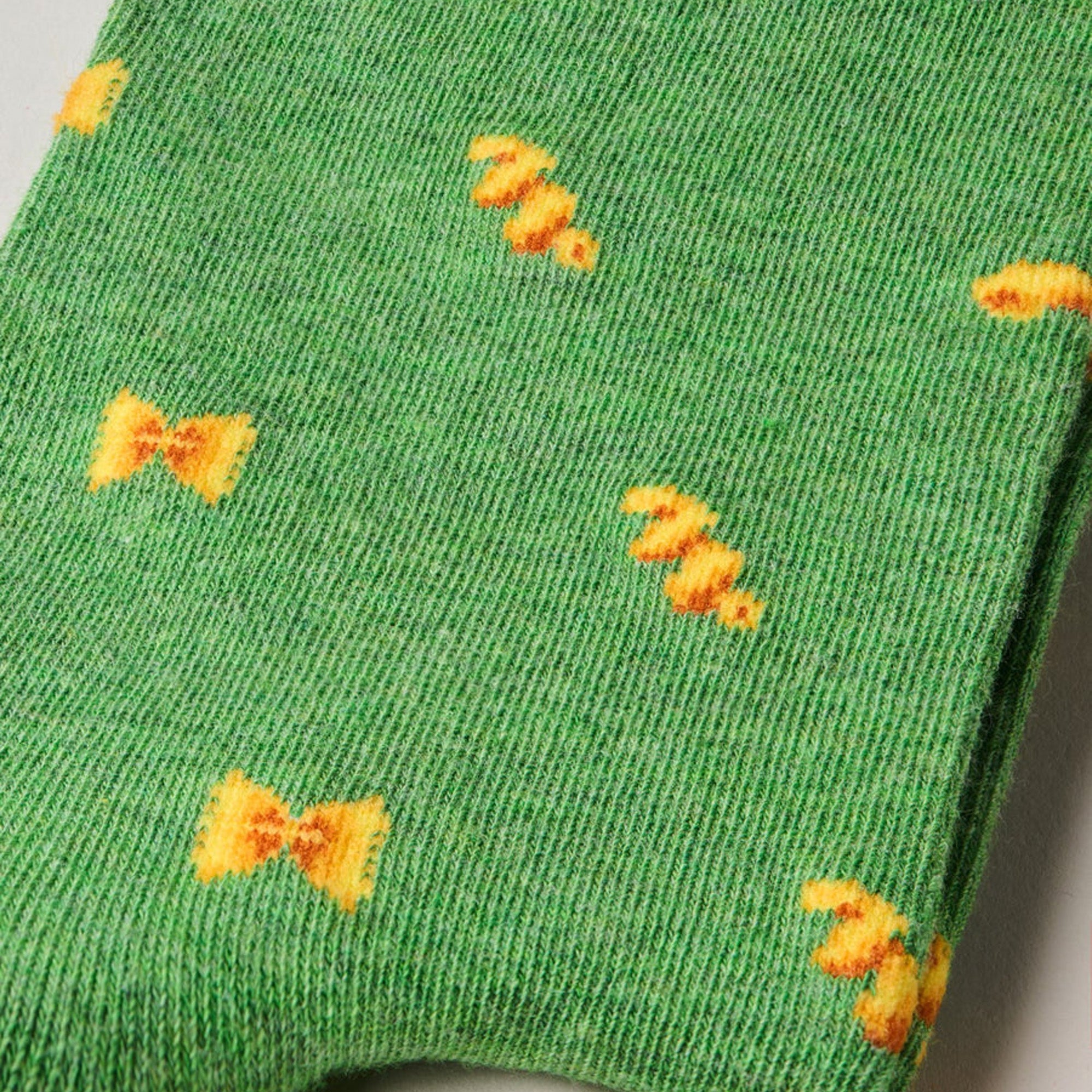 SING-PAST-GREE-712 - The Pasta Green Socks