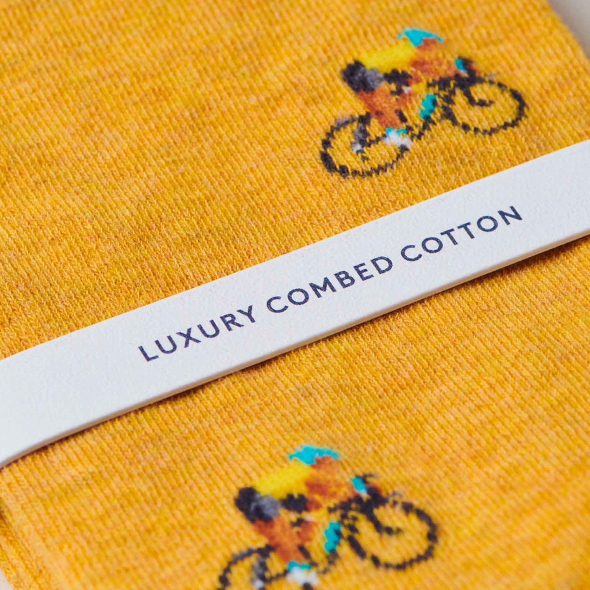 SING-VELO-YELL-712 - The Velo Yellow Socks