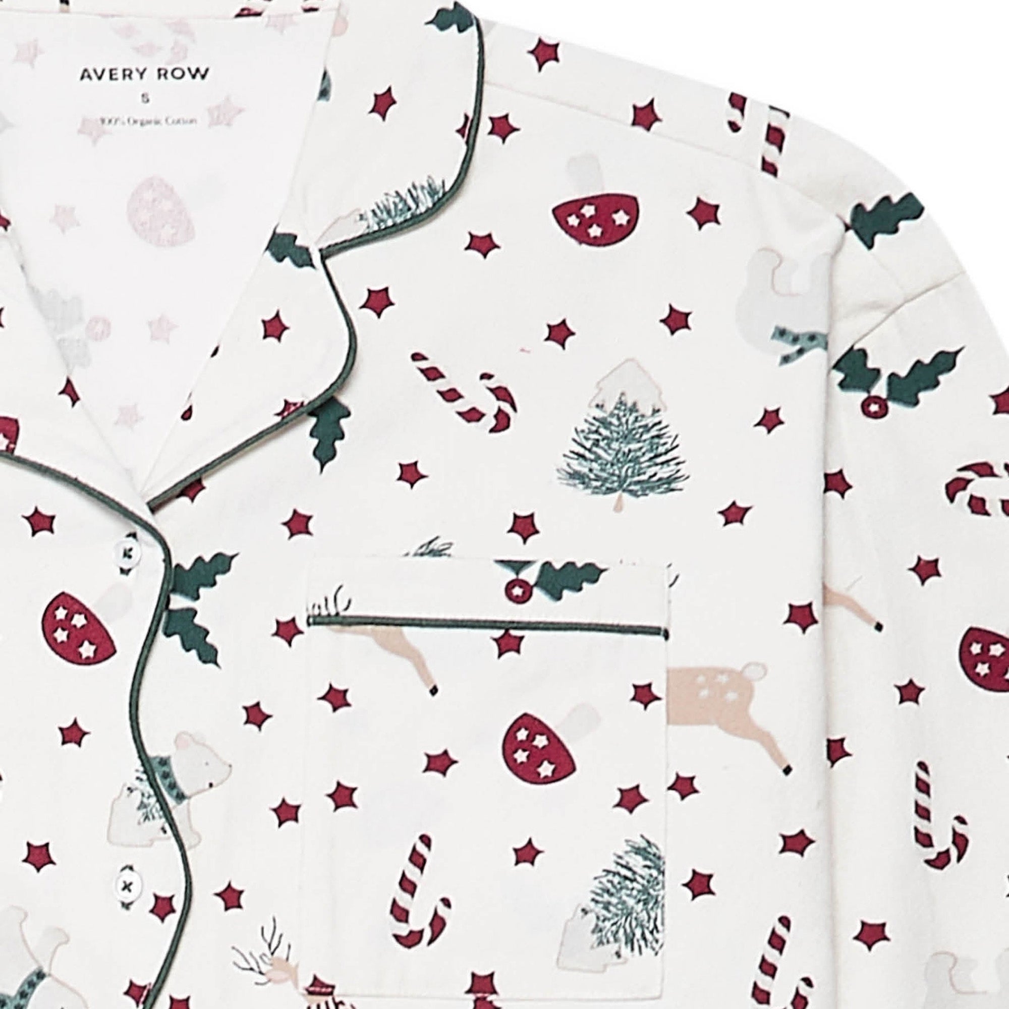 XPJ0SCCA - Christmas Carousel Women's Flannel Pyjamas S