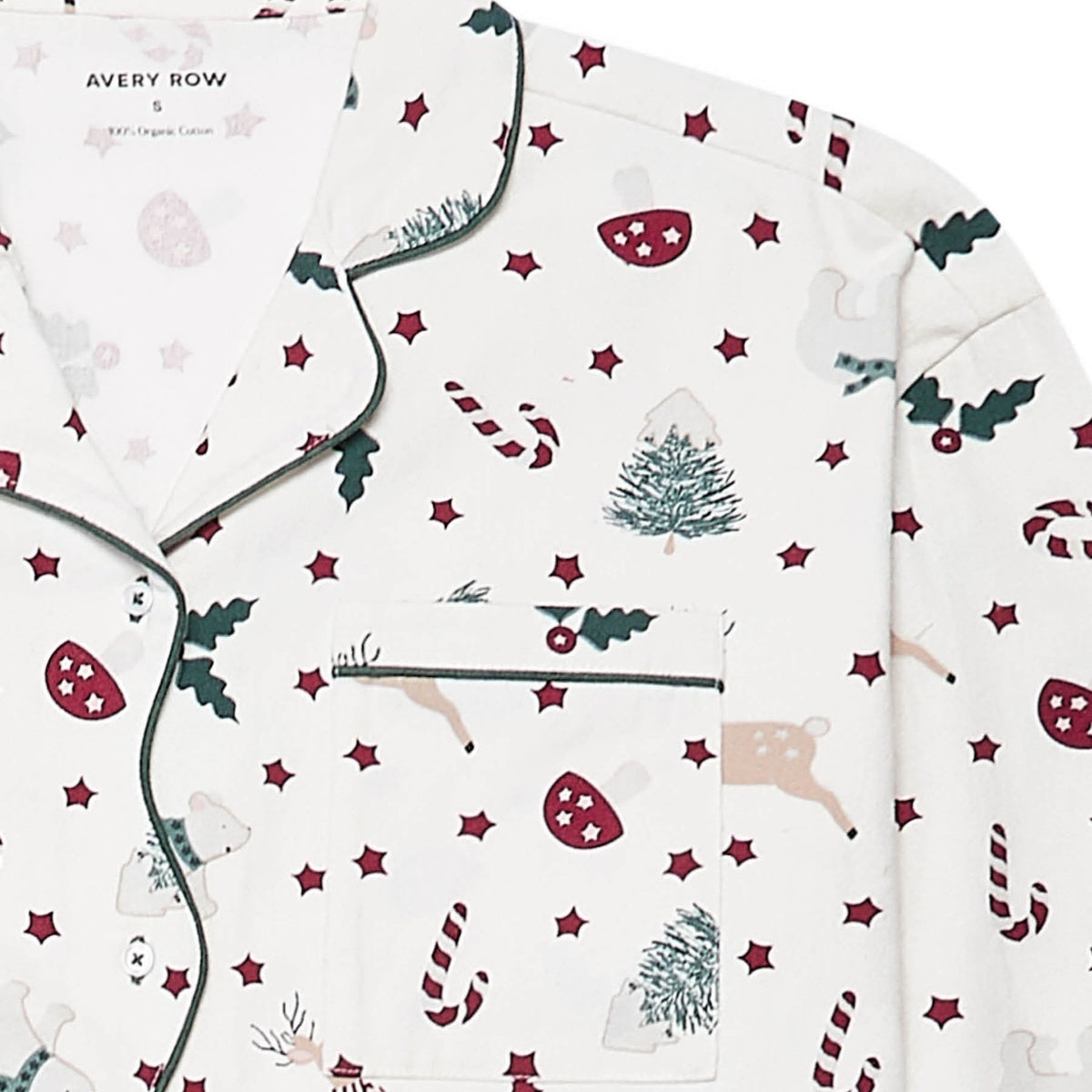 XPJ0SCCA - Christmas Carousel Women's Flannel Pyjamas S