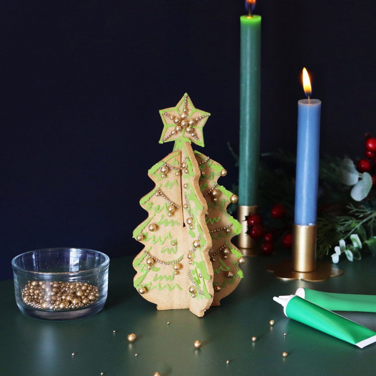 GIANTDIYXMASTREE - Diy Christmas Tree Letterbox Biscuit Kit