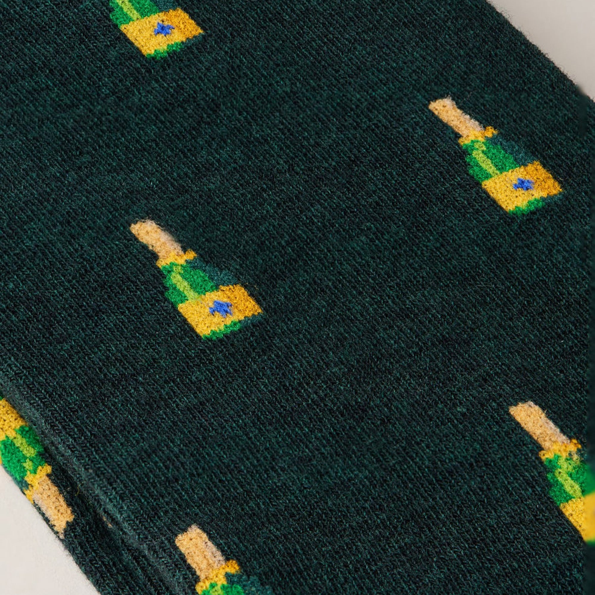 SING-BUBB-GREE-712 - The Bubbles Green Socks