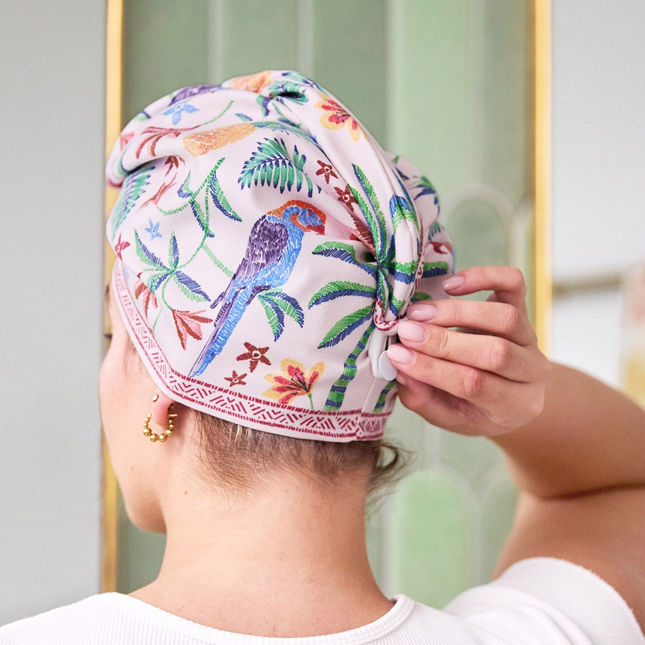 HAIRW-SUE-PNKPARA - Pink Paradise Hair Wrap