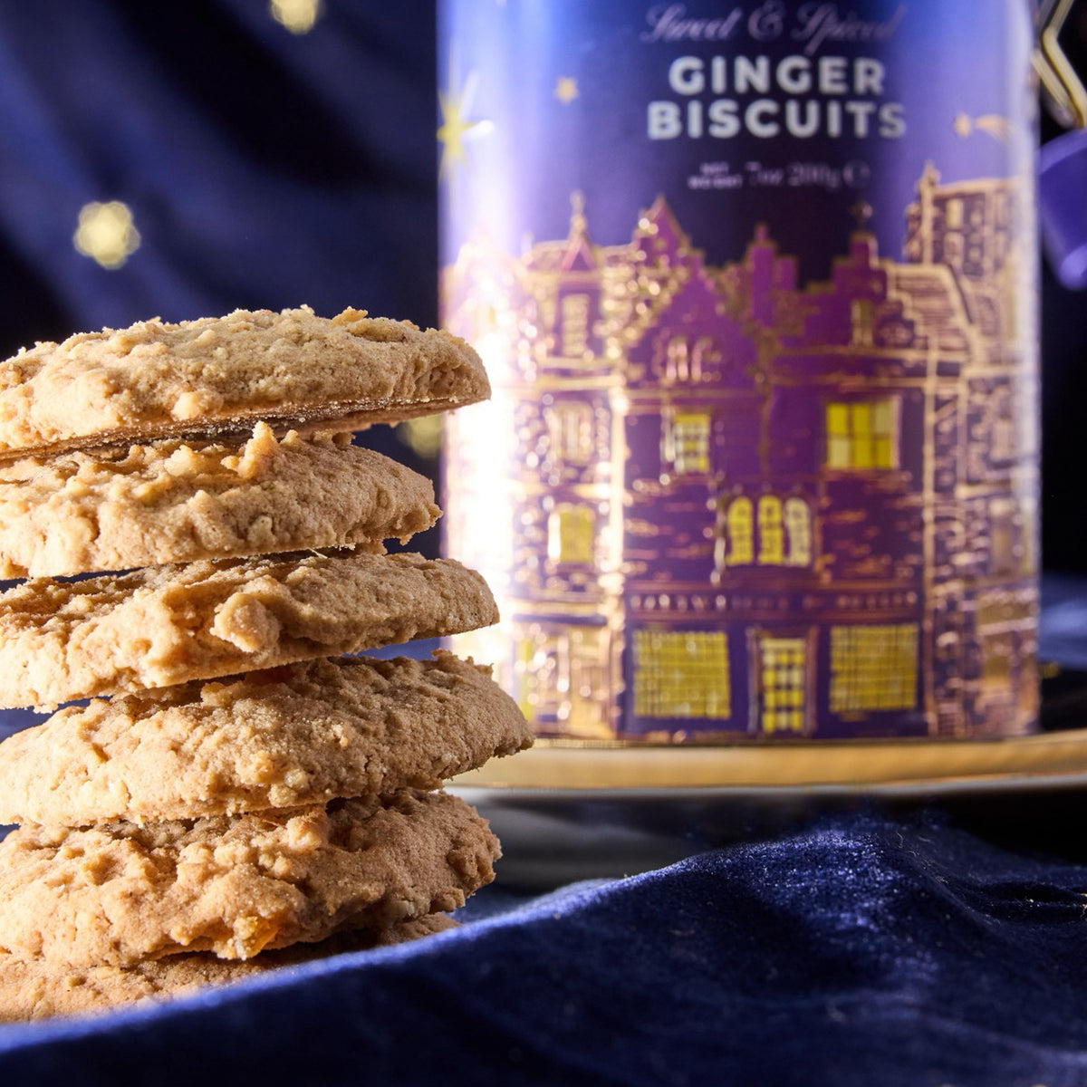 4191 - Stem Ginger Biscuits in Tin 200g