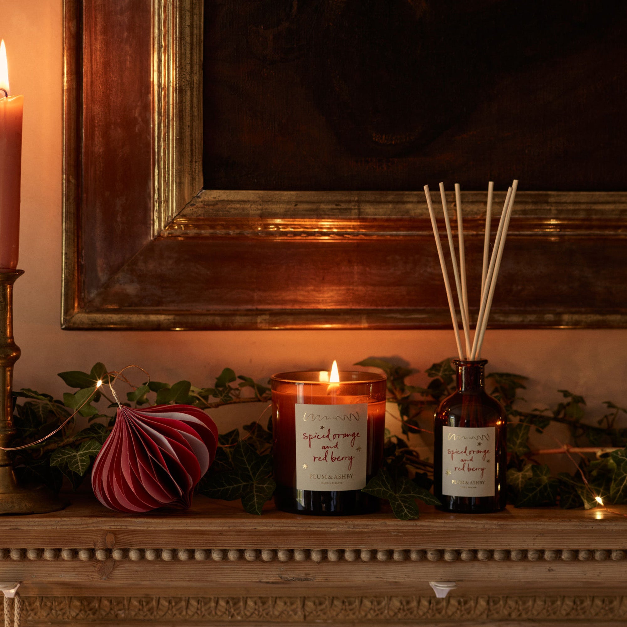 CANDLE-CSA - Spiced Orange and Red Berry Candle