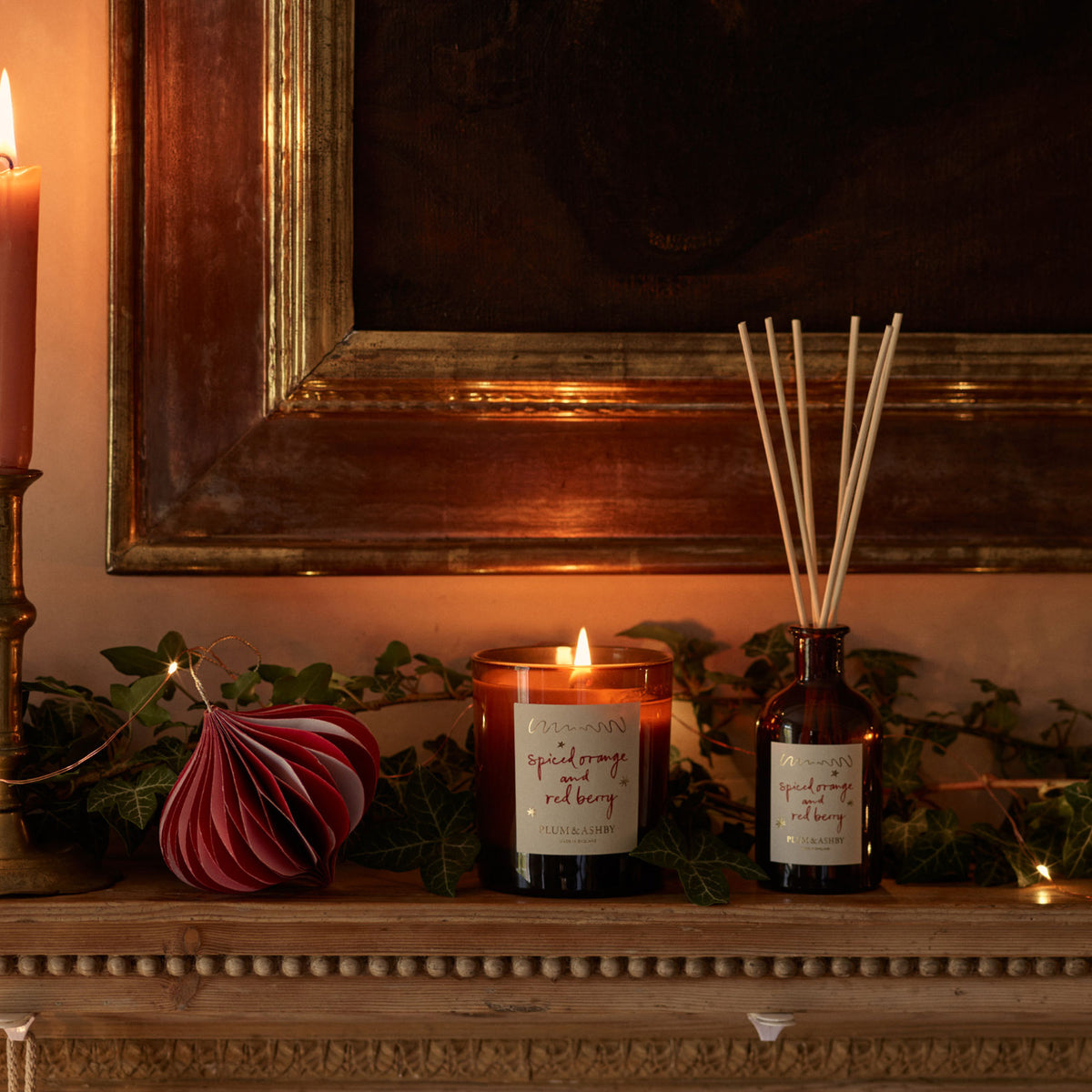 CANDLE-CSA - Spiced Orange and Red Berry Candle