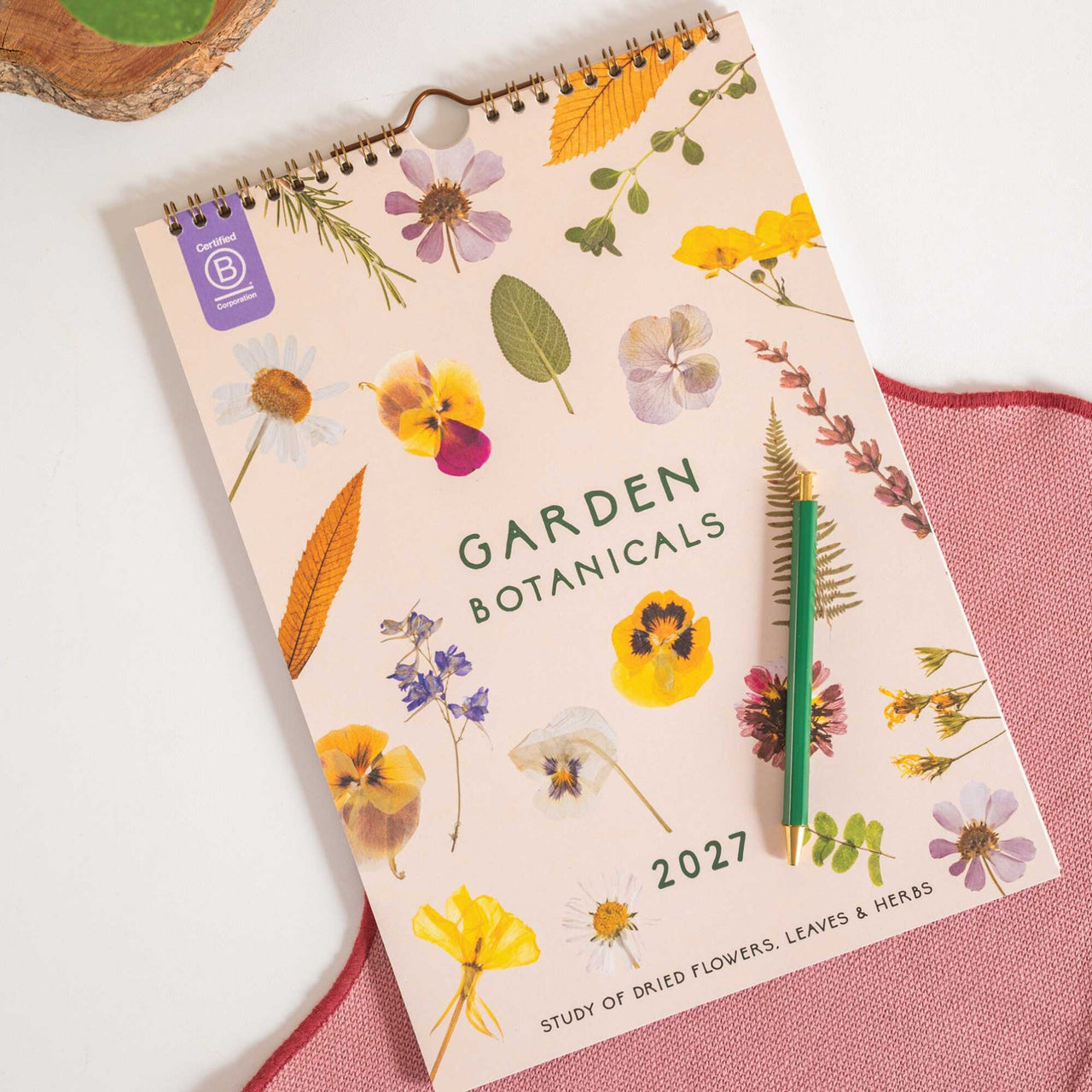 Calendar-CAL-A4-GBT-S - Garden Botanicals A4 2027 Calendar-Good Tuesday