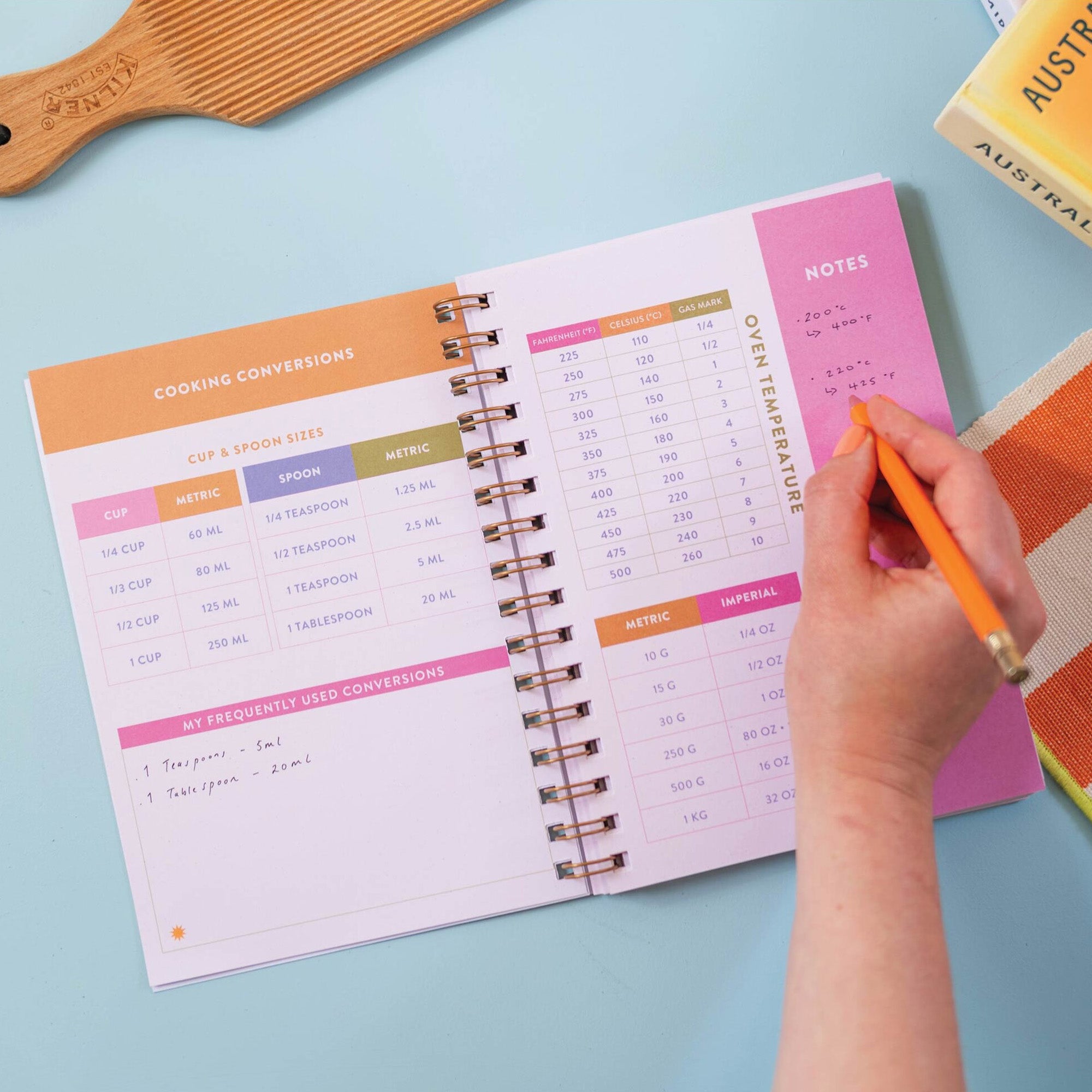 Journal-JRN-RCPE-CST-A5 - Cabana Stripe Recipe Journal-Good Tuesday