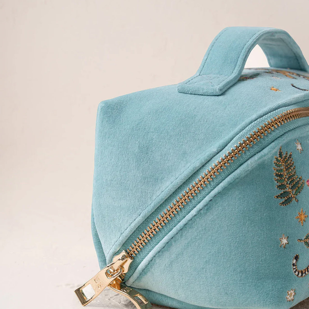 11390 - Celestial Tigers Open Flat Makeup Bag