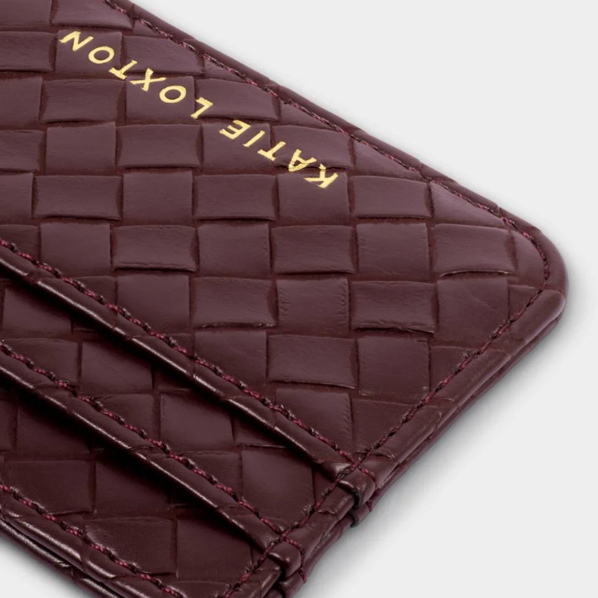 KLB4665 - Woven Cherry Keyring and Card Holder in Gift Box