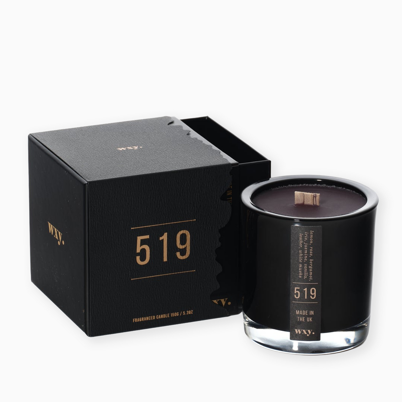 WXYUM0501 - Umbra 5oz Candle 519 Lemon White Musk and Leather