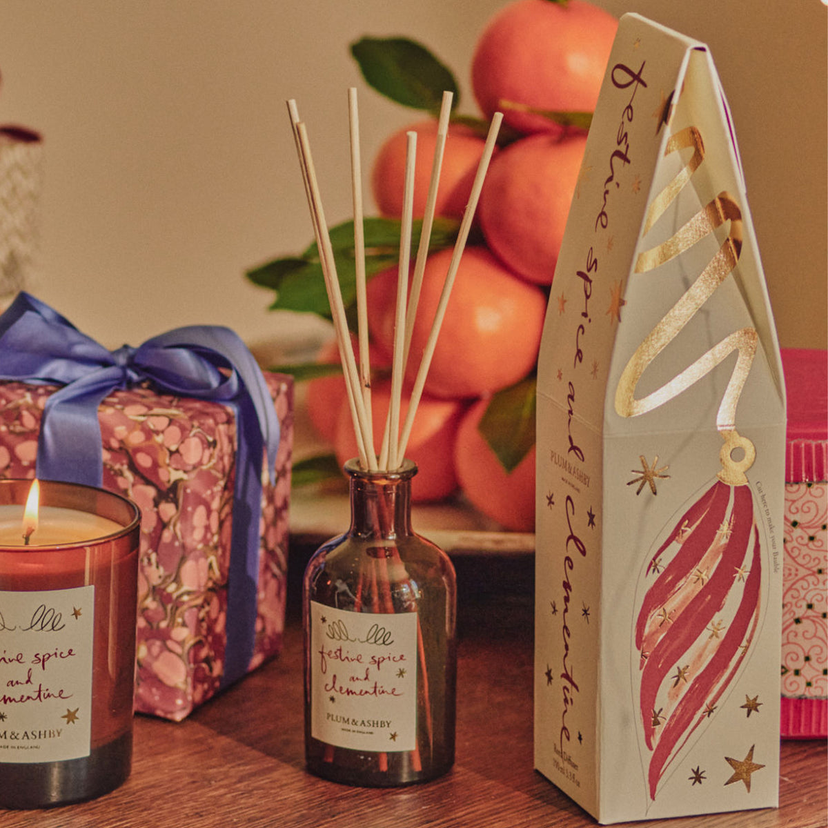 DIFF-FESTSPCLEM - Festive Spice and Clementine Diffuser