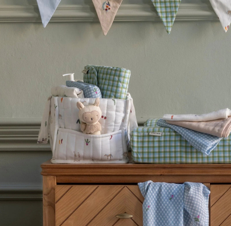 Changing Mat-CHMGGI - Greenhouse Gingham Travel Changing Mat-Avery Row