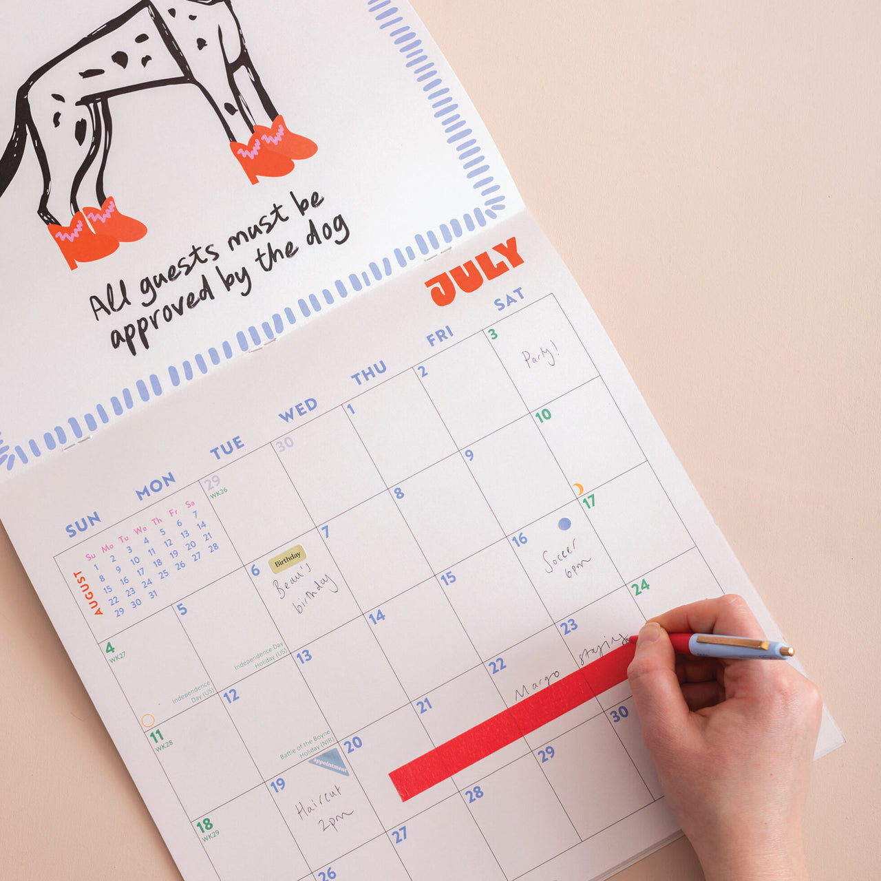 Calendar-CAL-LP-DGL-S - 2027 Dog Life Wall Calendar-Good Tuesday