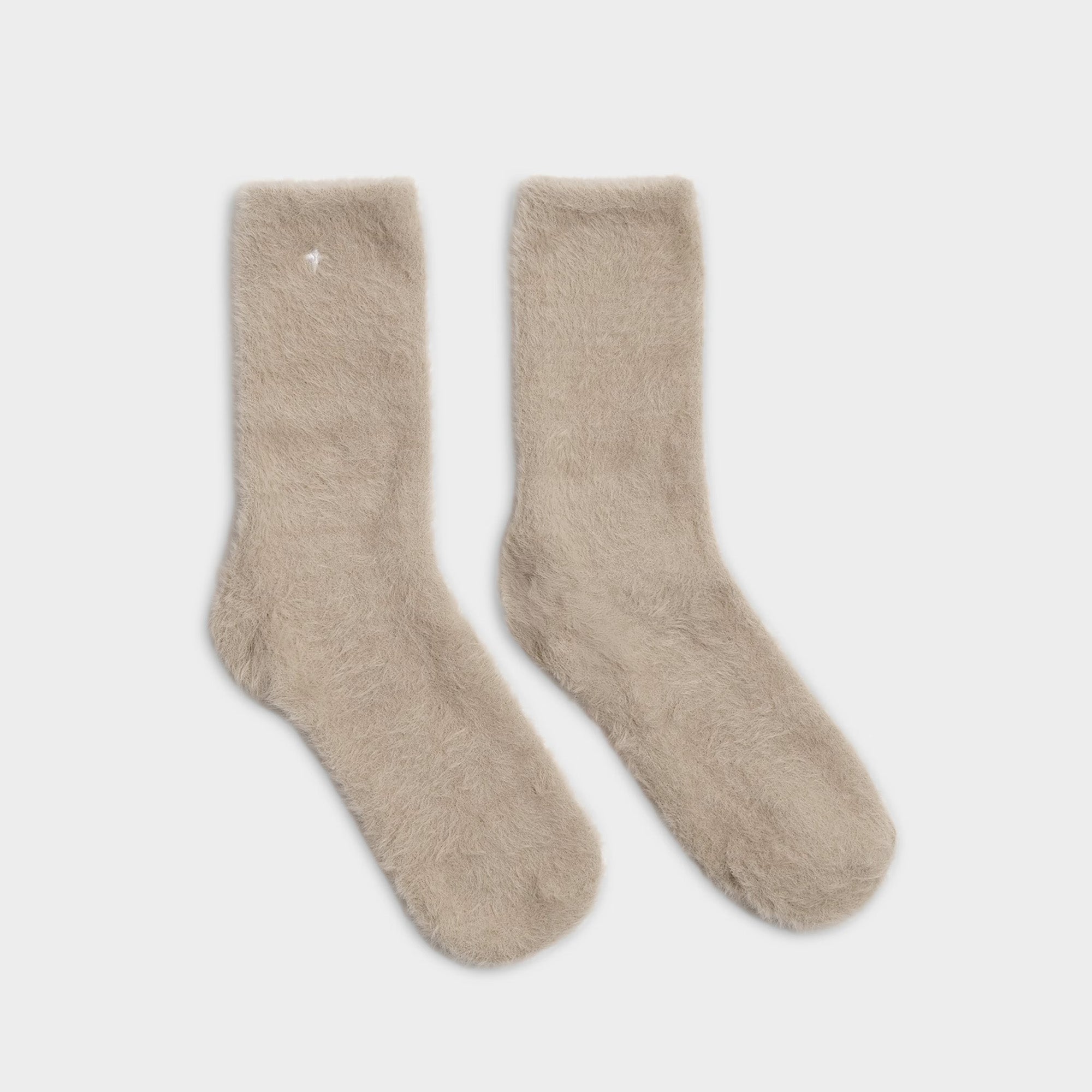 KLS817 - Taupe and White Socks Gift Set