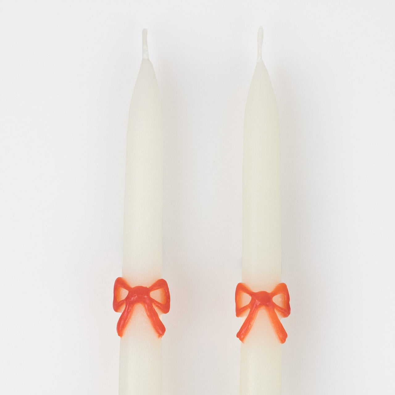 270823 - Multi Colour Bow Taper Candles