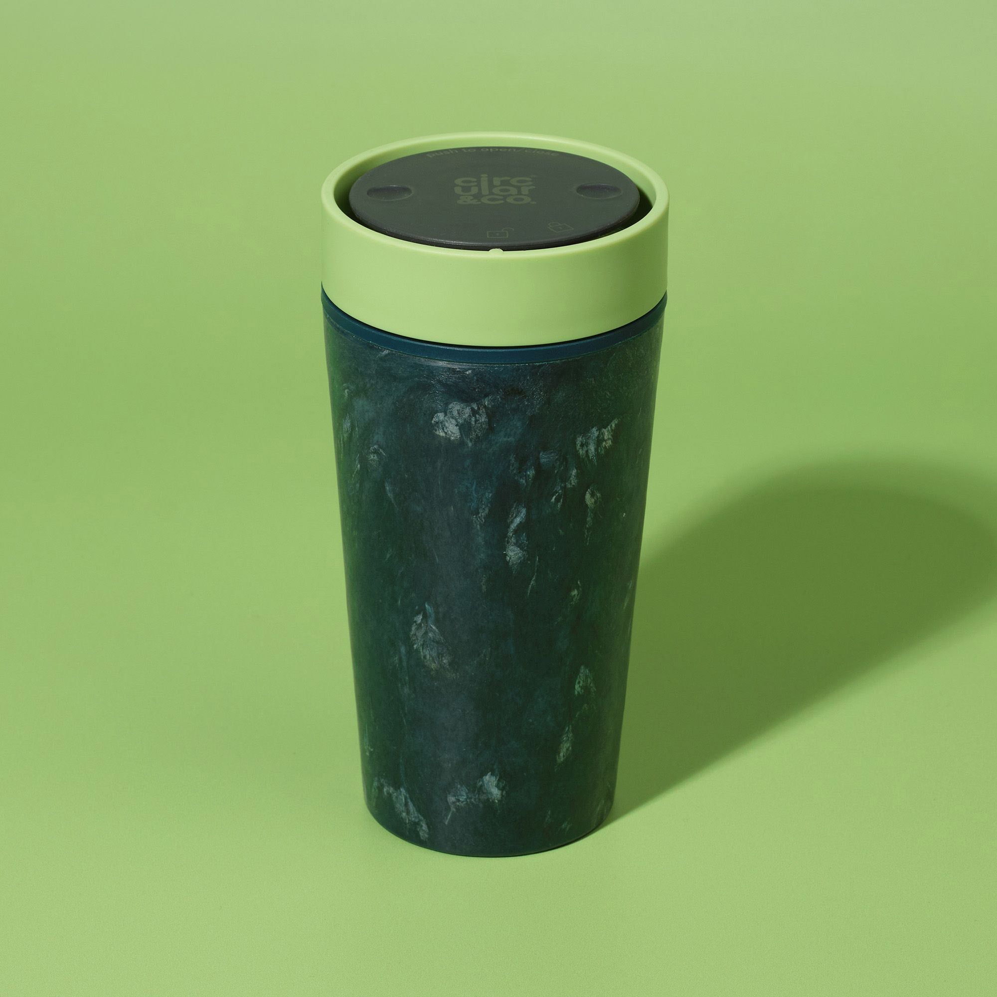 RFC-12OZ-PI-GREEN - Recycled Fabric Cup 12oz Green