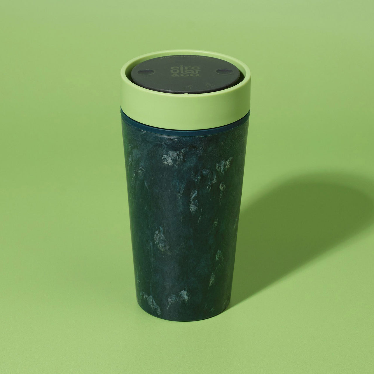 RFC-12OZ-PI-GREEN - Recycled Fabric Cup 12oz Green
