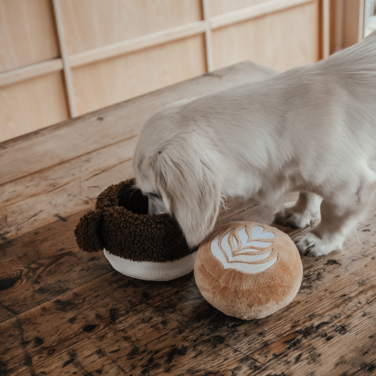 FWTOYL - Flat White Dog Toy