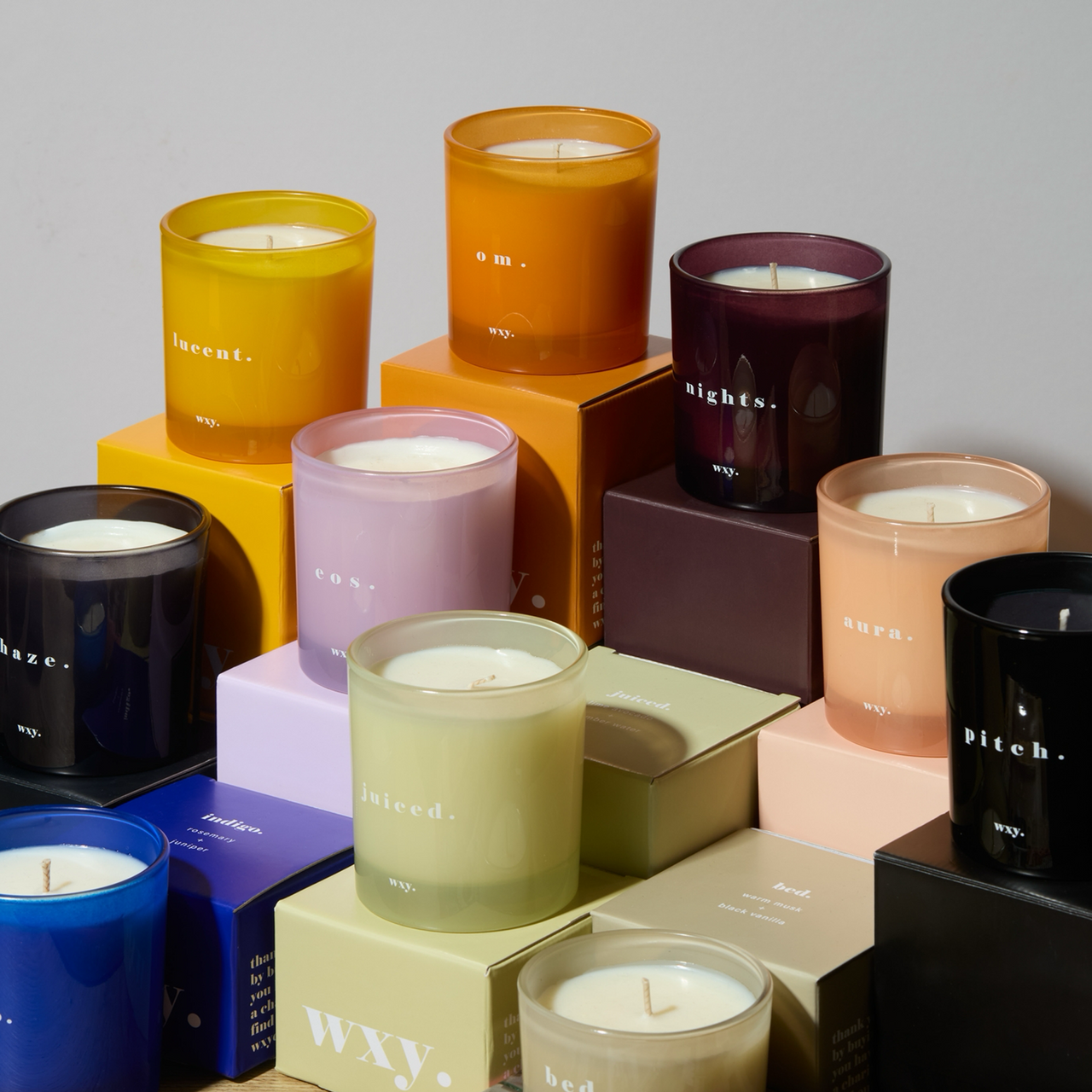 WXYCL0808 - Indigo 7oz Candle Rosemary + Juniper