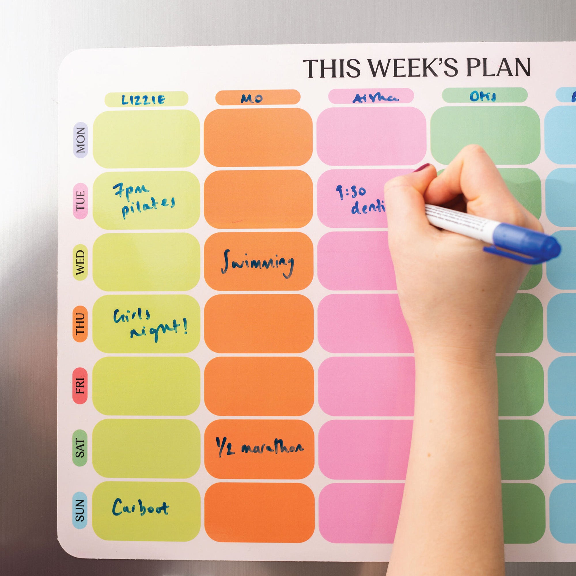 Planner-MFP-FP-LRG-A3-CSP - Citrus Splash Magnetic Planner-Good Tuesday