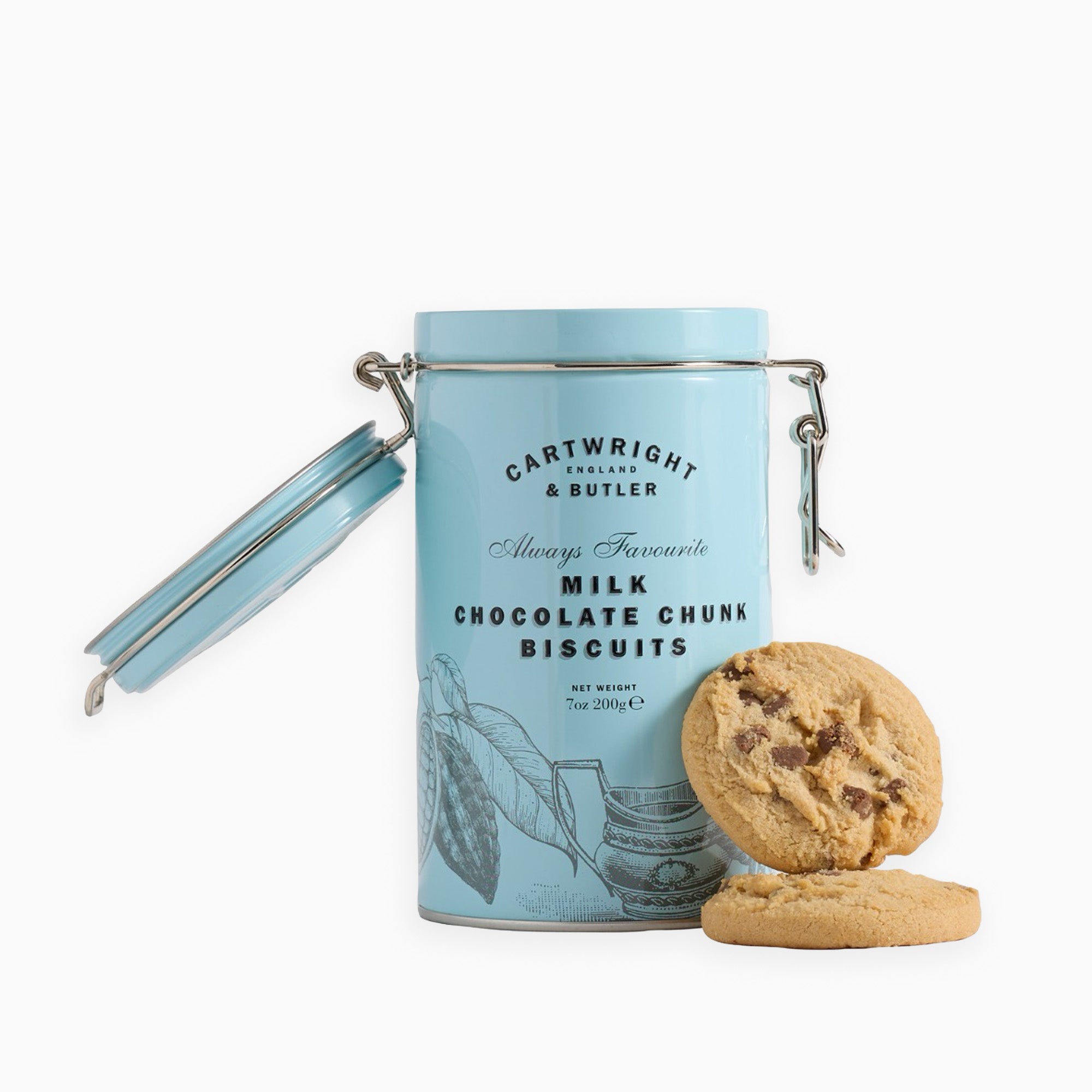 4465 - Milk Chocolate Chunk Biscuits in Tin