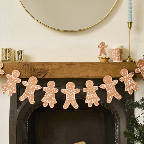 Gingerbread Friends Card Garland - Whistlefish