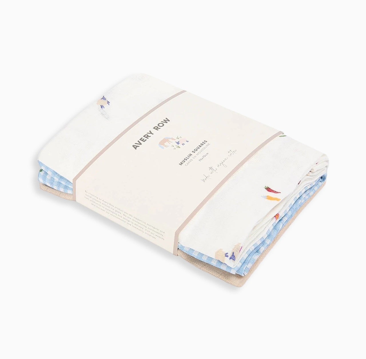 Organic Baby Muslins-MSQLFA - Little Farm Organic Baby Muslins-Avery Row