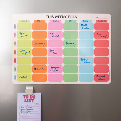Citrus Splash Magnetic Planner - Whistlefish