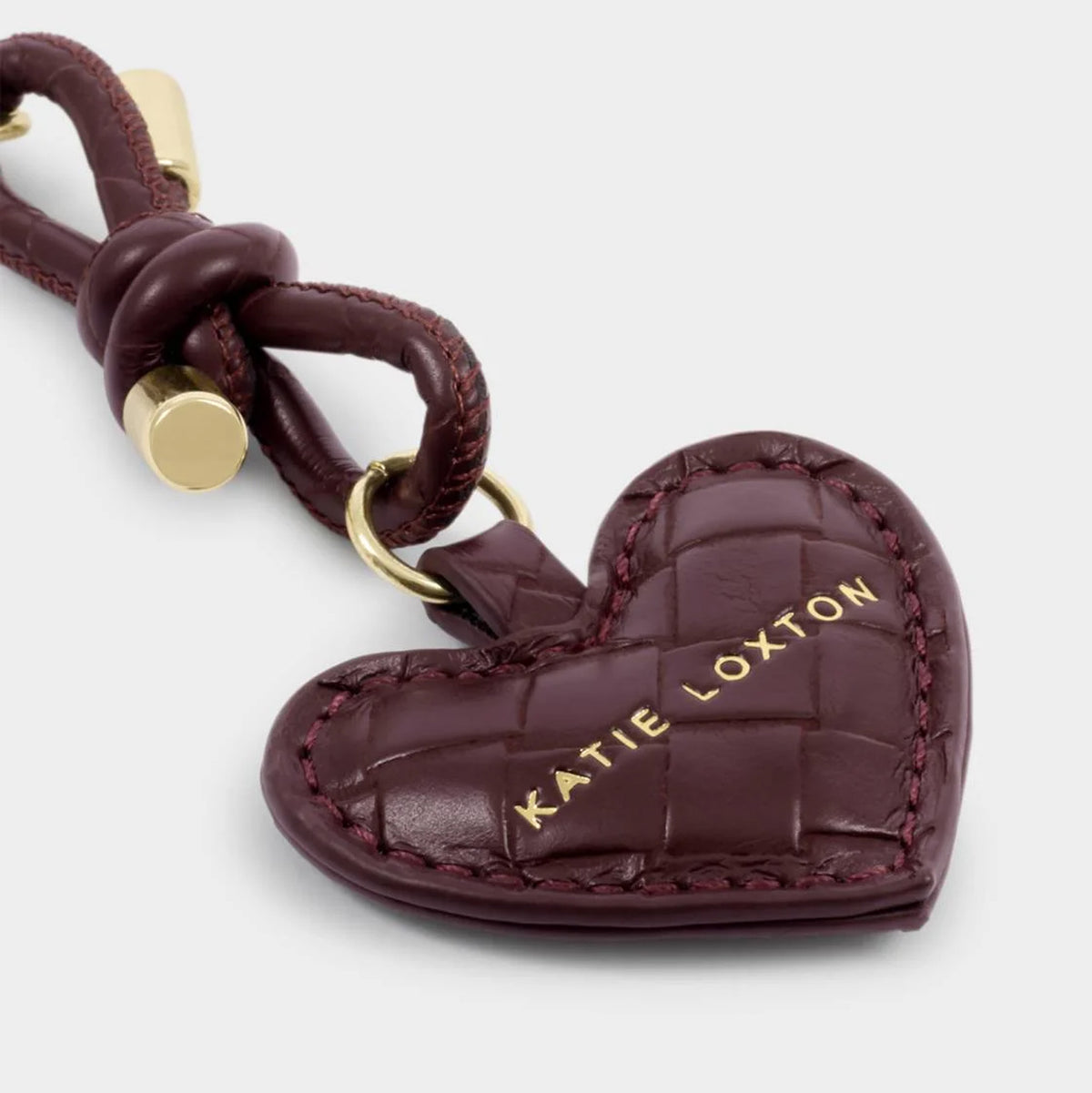 KLB4665 - Woven Cherry Keyring and Card Holder in Gift Box