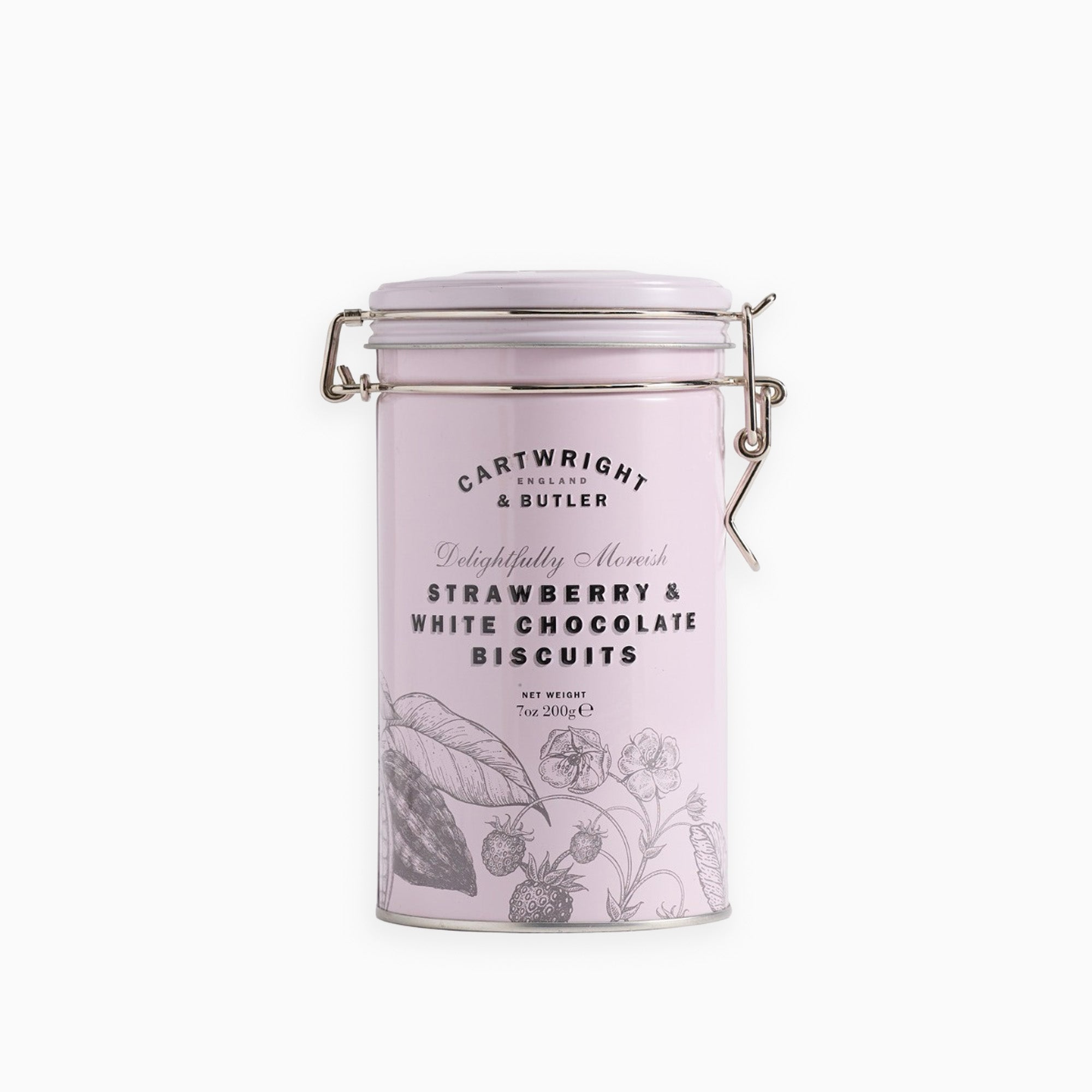 4466 - Strawberry & White Chocolate Biscuits Tin