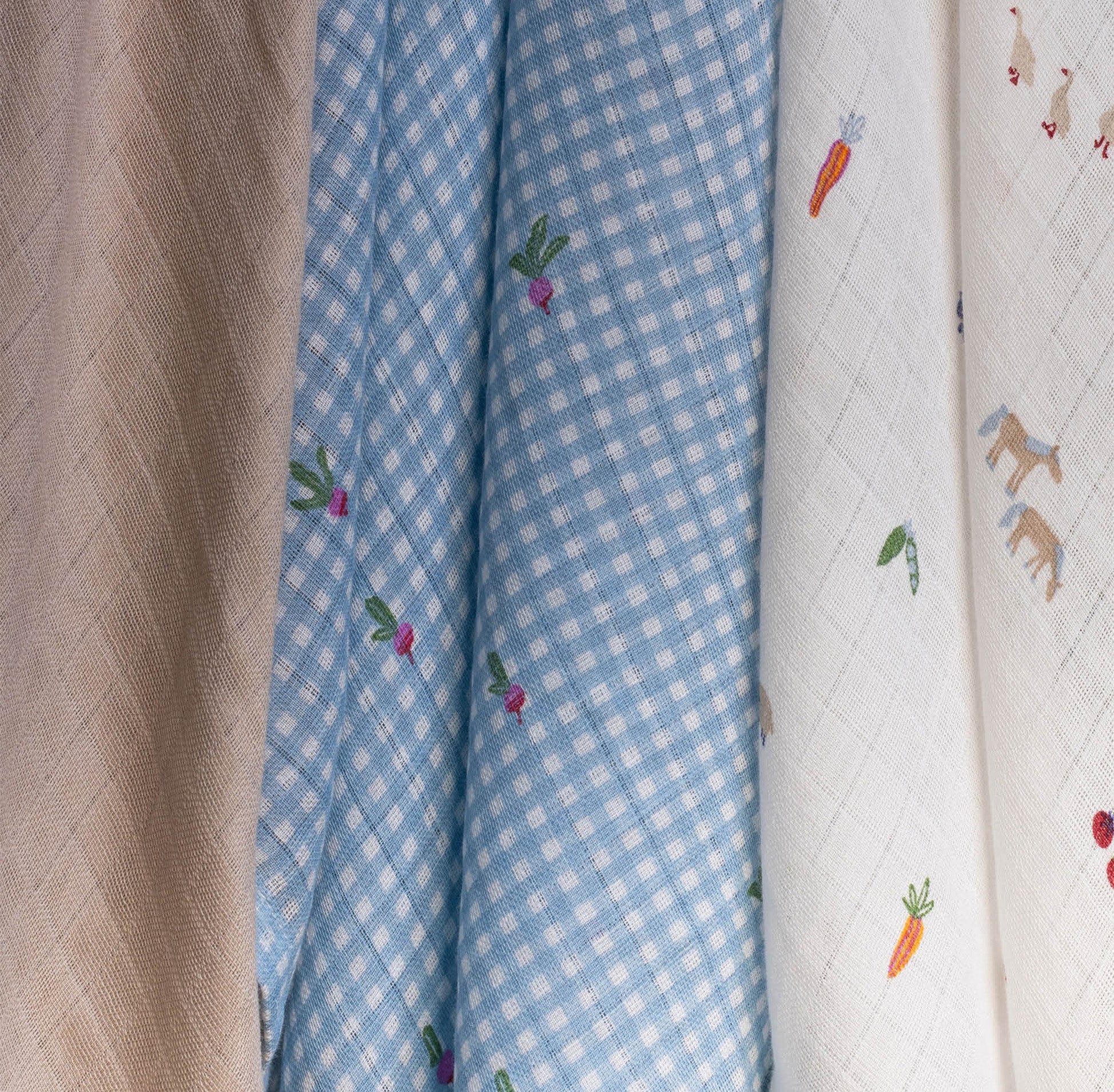 Organic Baby Muslins-MSQLFA - Little Farm Organic Baby Muslins-Avery Row